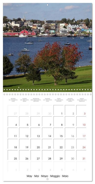 Produktbild: Canada-Est (Calendrier mural carr&eacute; 2026 30x30 cm) Calendrier double avec une page pour vos prises de notes