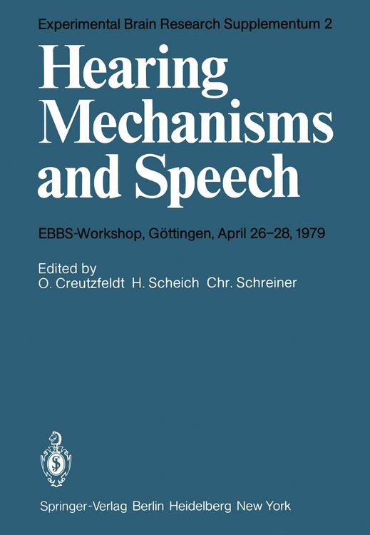 Produktbild: Hearing Mechanisms and Speech