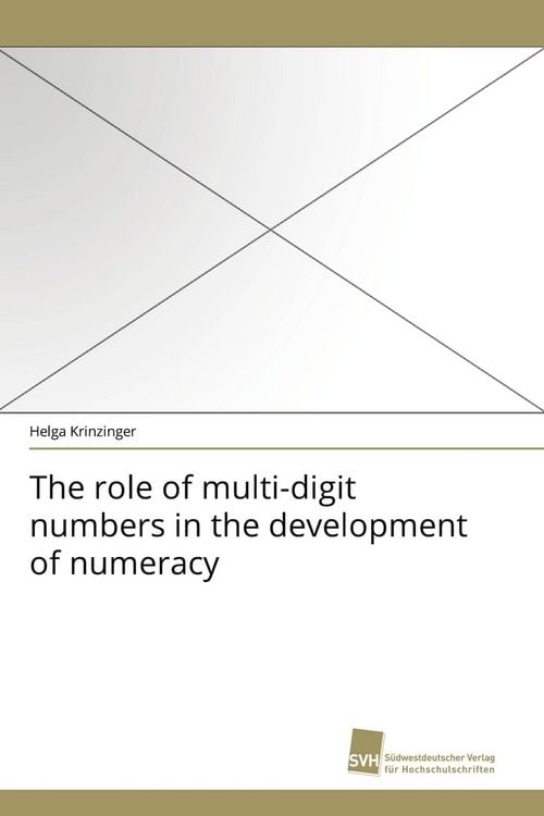 Produktbild: The role of multi-digit numbers in the development of numeracy