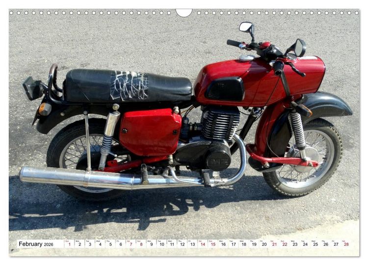 Produktbild: The Legendary MZ (Wall Calendar 2026 DIN A3 landscape), CALVENDO 12 Month Wall Calendar