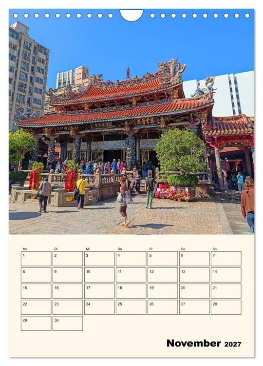 Produktbild: Taipeh &ndash; Stadt der Kontraste (Wandkalender 2027 DIN A4 hoch), CALVENDO Monatskalender
