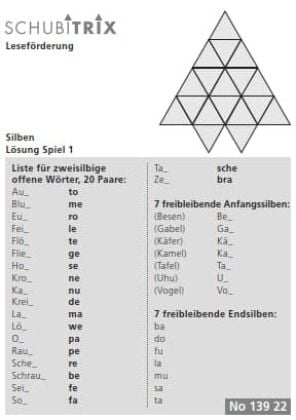 Produktbild: SCHUBITRIX Lesef&ouml;rderung