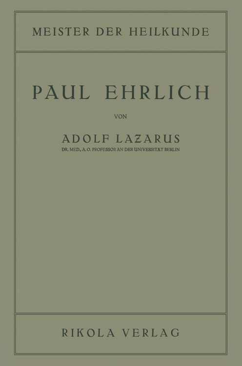 Produktbild: Paul Ehrlich