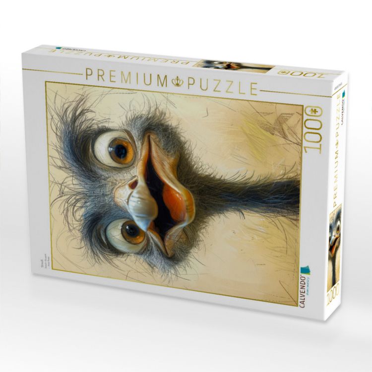 Produktbild: CALVENDO Puzzle Strau&szlig; | 1000 Teile Lege-Gr&ouml;&szlig;e 64x48cm Foto-Puzzle f&uuml;r gl&uuml;ckliche Stunden