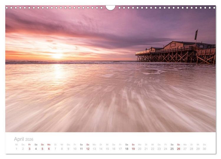 Produktbild: St. Peter-Ording (Wandkalender 2026 DIN A3 quer), CALVENDO Monatskalender