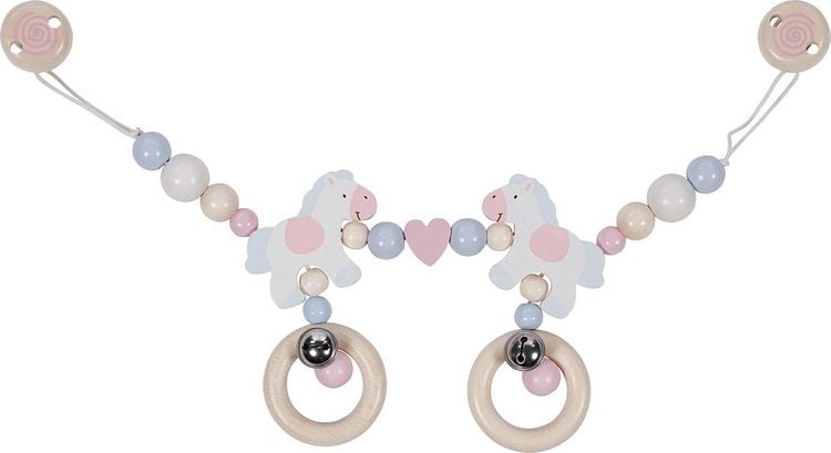 Produktbild: Goki 65234 - Kinderwagenkette Pferde