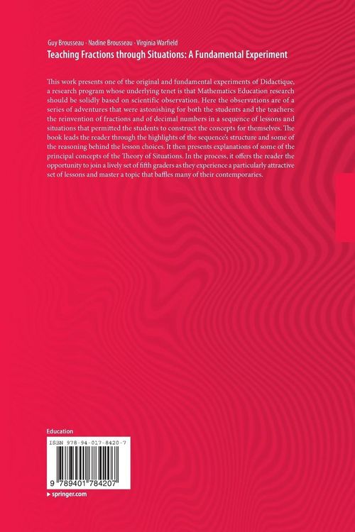 Produktbild: Teaching Fractions through Situations: A Fundamental Experiment