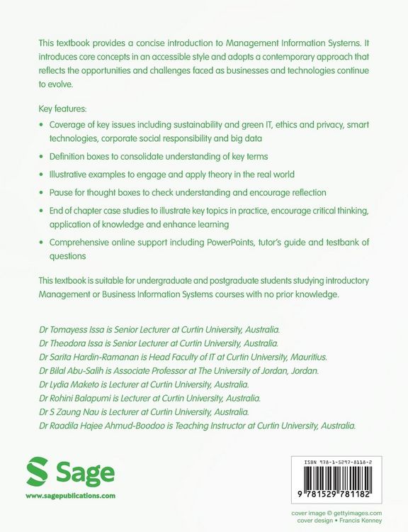Produktbild: Management Information Systems