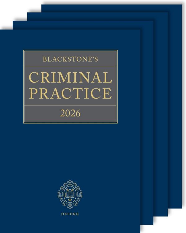 Produktbild: Blackstones Criminal Practice 2026 All Supplements Pack