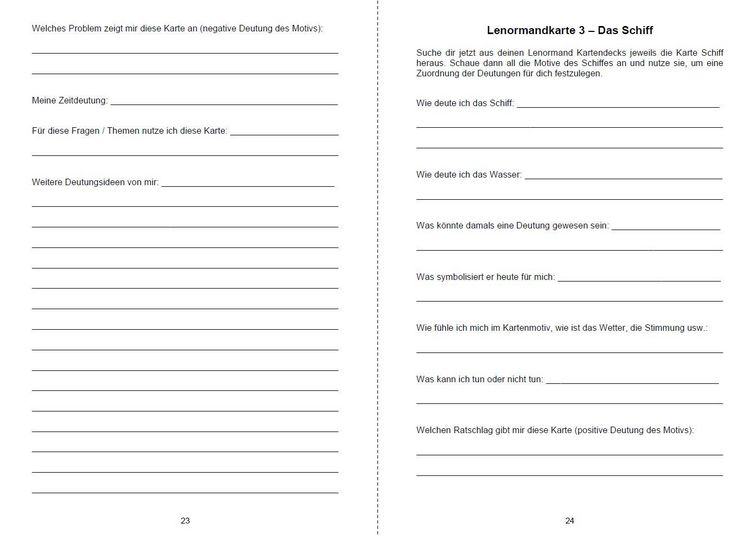 Produktbild: Lenormandkarten Funken