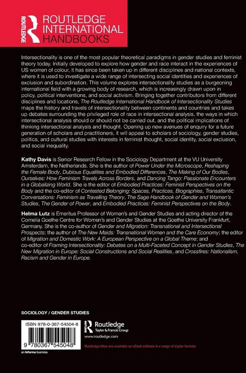 Produktbild: The Routledge International Handbook of Intersectionality Studies