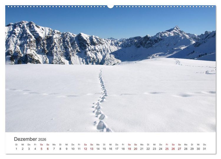 Produktbild: Bergerlebnisse im Tannheimer Tal (hochwertiger Premium Wandkalender 2026 DIN A2 quer), Kunstdruck in Hochglanz