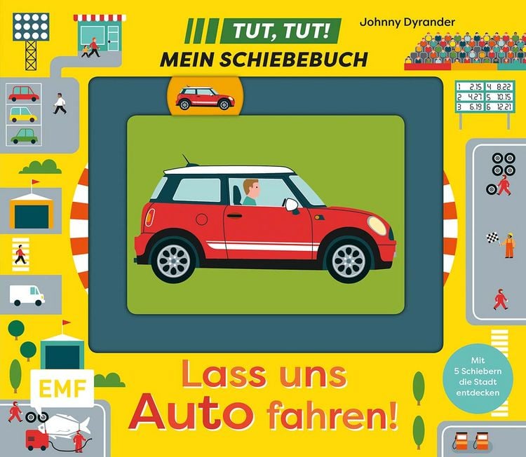 Produktbild: Tut, Tut! &ndash; Mein Schiebebuch: Lass uns Auto fahren!