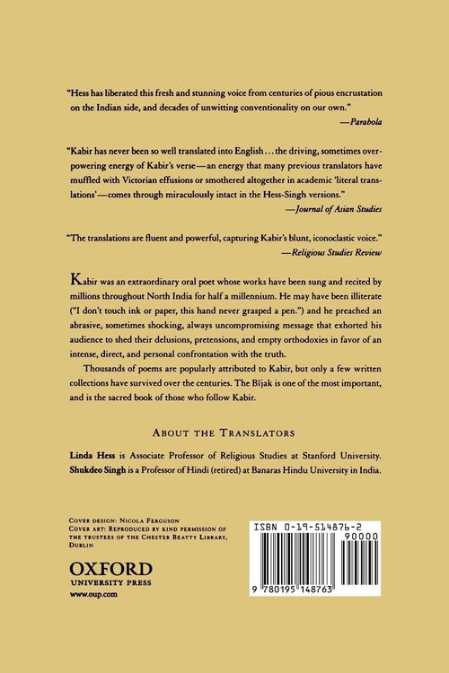 Produktbild: The Bijak of Kabir