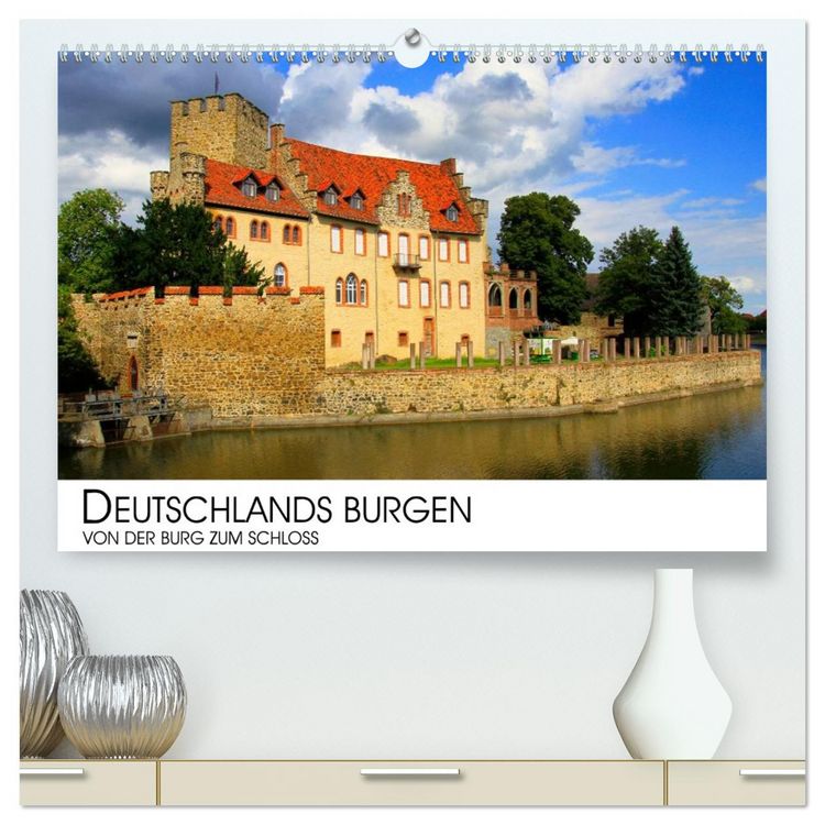 Produktbild: Deutschlands Burgen - Von der Burg zum Schloss (hochwertiger Premium Wandkalender 2026 DIN A2 quer), Kunstdruck in Hochglanz