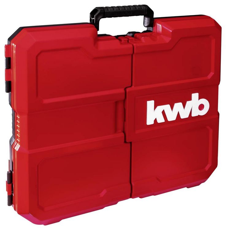 Produktbild: kwb 370630 Werkzeugkoffer best&uuml;ckt 125teilig