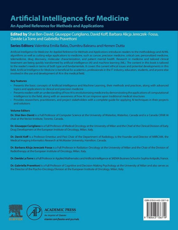 Produktbild: Artificial Intelligence for Medicine