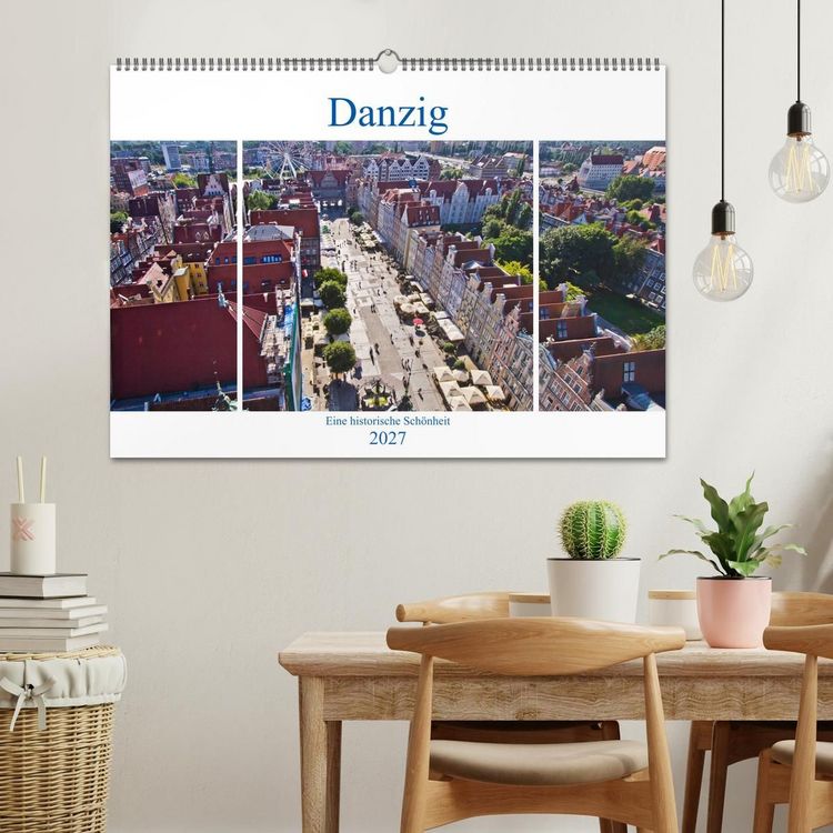 Produktbild: Danzig - Eine historische Sch&ouml;nheit (Wandkalender 2027 DIN A2 quer), CALVENDO Monatskalender