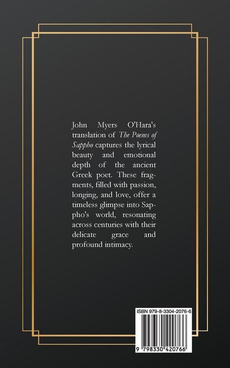 Produktbild: The Poems of Sappho