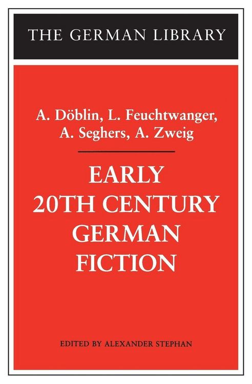 Produktbild: Early 20th Century German Fiction