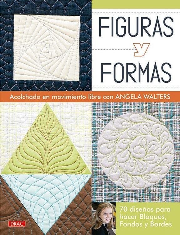 Produktbild: Figuras y formas : acolchado en movimiento libre con Angela Walters