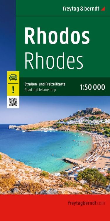 Produktbild: freytag & berndt Stra&szlig;enkarte Rhodos 1:50.000