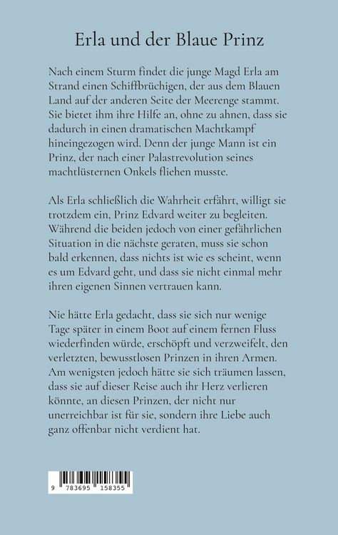 Produktbild: Erla und der Blaue Prinz