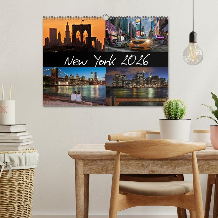 Produktbild: New York (Wandkalender 2026 DIN A3 quer), CALVENDO Monatskalender