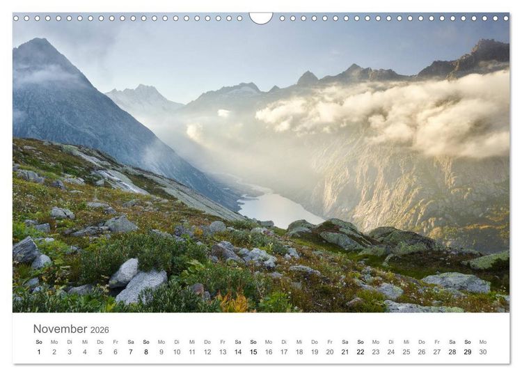Produktbild: Die Sch&ouml;nheit der Alpen (Wandkalender 2026 DIN A3 quer), CALVENDO Monatskalender