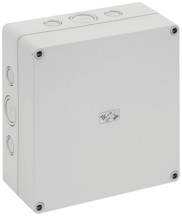 Produktbild: Spelsberg TK PS 1818-8f-m Installations-Geh&auml;use 182 x 180 x 84 Polystyrol (EPS) Lichtgrau (RAL 7035) 1 St.