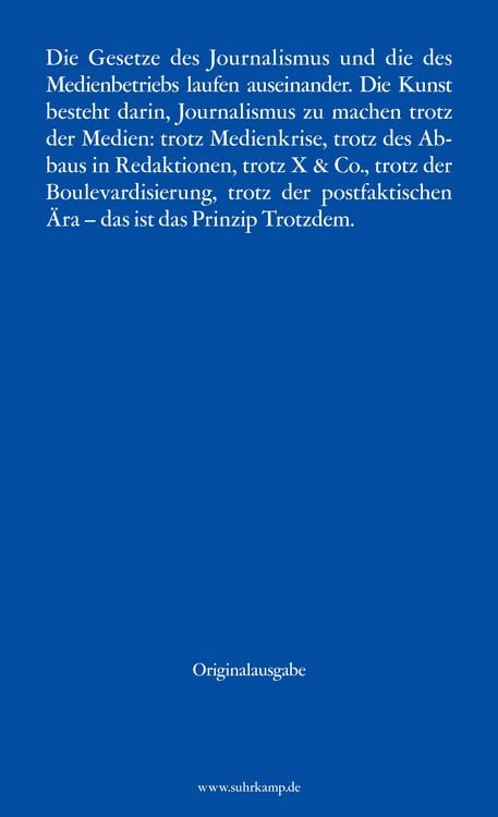 Produktbild: Das Prinzip Trotzdem