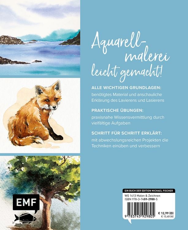 Produktbild: Mini-Masterclass Malen &ndash;&nbsp;Lavieren und Lasieren in Aquarell