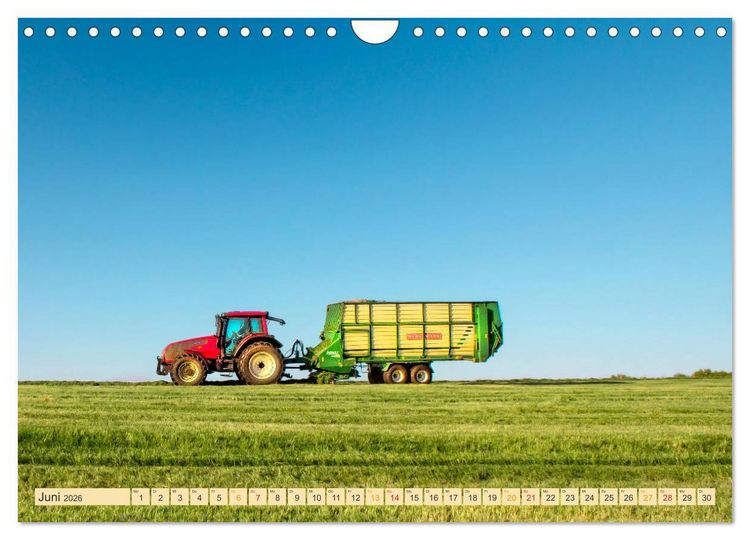 Produktbild: Landwirtschaft - Hightech und Handarbeit (Wandkalender 2026 DIN A4 quer), CALVENDO Monatskalender