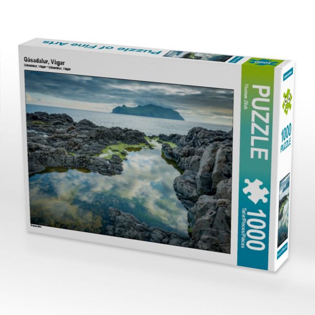 Produktbild: CALVENDO Puzzle G&aacute;sadalur, V&aacute;gar | 1000 Teile Lege-Gr&ouml;&szlig;e 64x48cm Foto-Puzzle f&uuml;r gl&uuml;ckliche Stunden