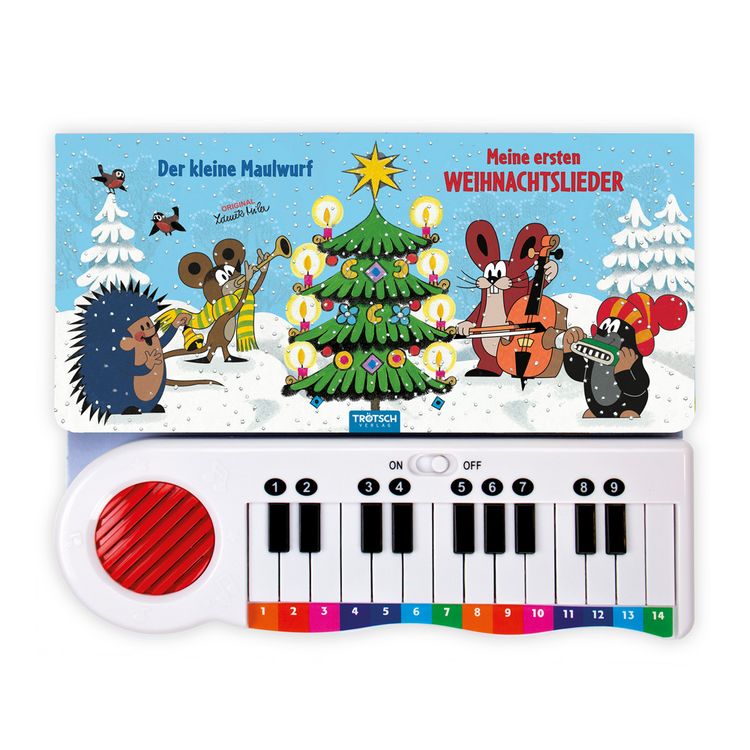 Produktbild: Tr&ouml;tsch Der kleine Maulwurf Klavierbuch Meine ersten Weihnachtslieder