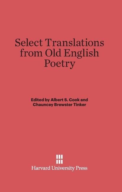 Produktbild: Select Translations from Old English Poetry