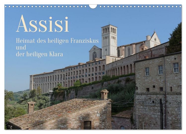 Produktbild: Assisi - Die Heimat des heiligen Franziskus und der heiligen Klara (Wandkalender 2026 DIN A3 quer), CALVENDO Monatskalender