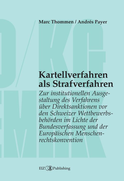 Produktbild: Kartellverfahren als Strafverfahren