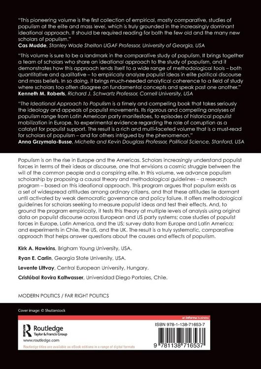 Produktbild: The Ideational Approach to Populism