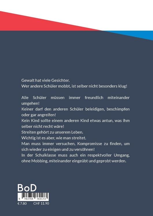 Produktbild: Keine Gewalt und kein Mobbing in der Schule oder im t&auml;glichen Leben!