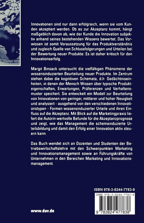 Produktbild: Akzeptanz neuer Produkte