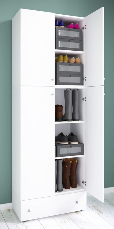 Produktbild: XXL Schuhschrank Kleiderschrank Schrank Lona 5f S