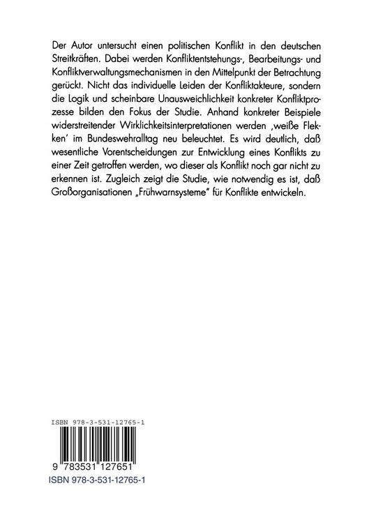 Produktbild: Konflikt und Konfliktvermeidung