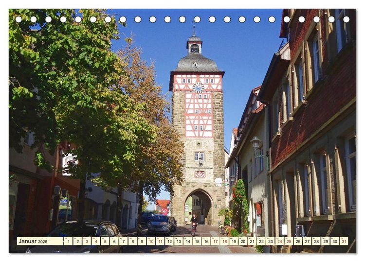 Produktbild: Unterwegs im Schwaben-Land (Tischkalender 2026 DIN A5 quer), CALVENDO Monatskalender