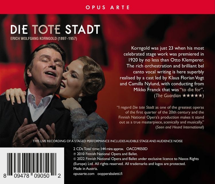 Produktbild: Die tote Stadt