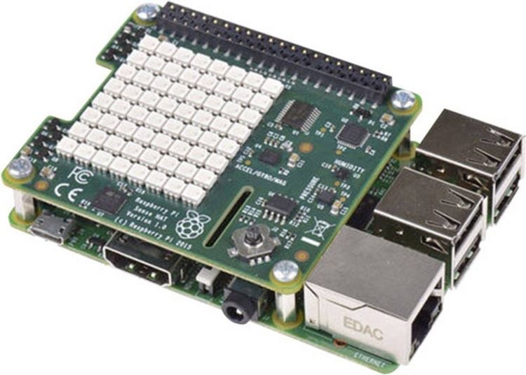 Produktbild: Raspberry Pi&reg; Sense Hat Erweiterungs-Platine