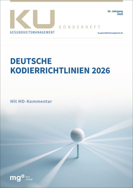 Produktbild: Deutsche Kodierrichtlinien 2026 mit MD-Kommentar