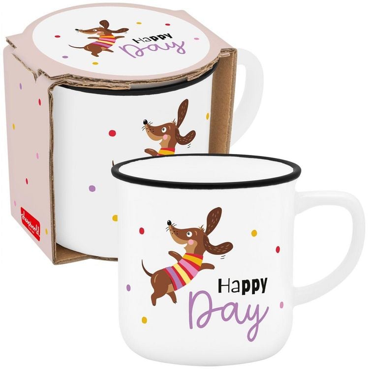 Produktbild: Espressotasse Dackel "Happy Day