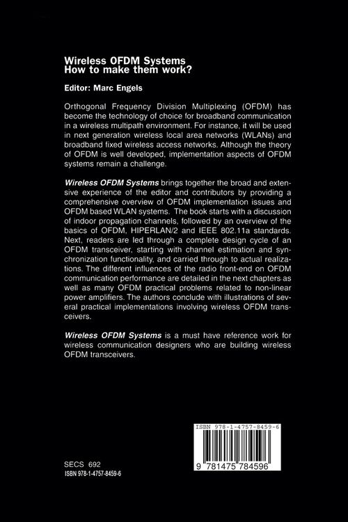 Produktbild: Wireless OFDM Systems
