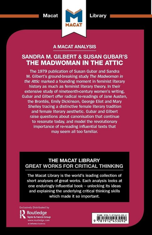 Produktbild: An Analysis of Sandra M. Gilbert and Susan Gubar's The Madwoman in the Attic